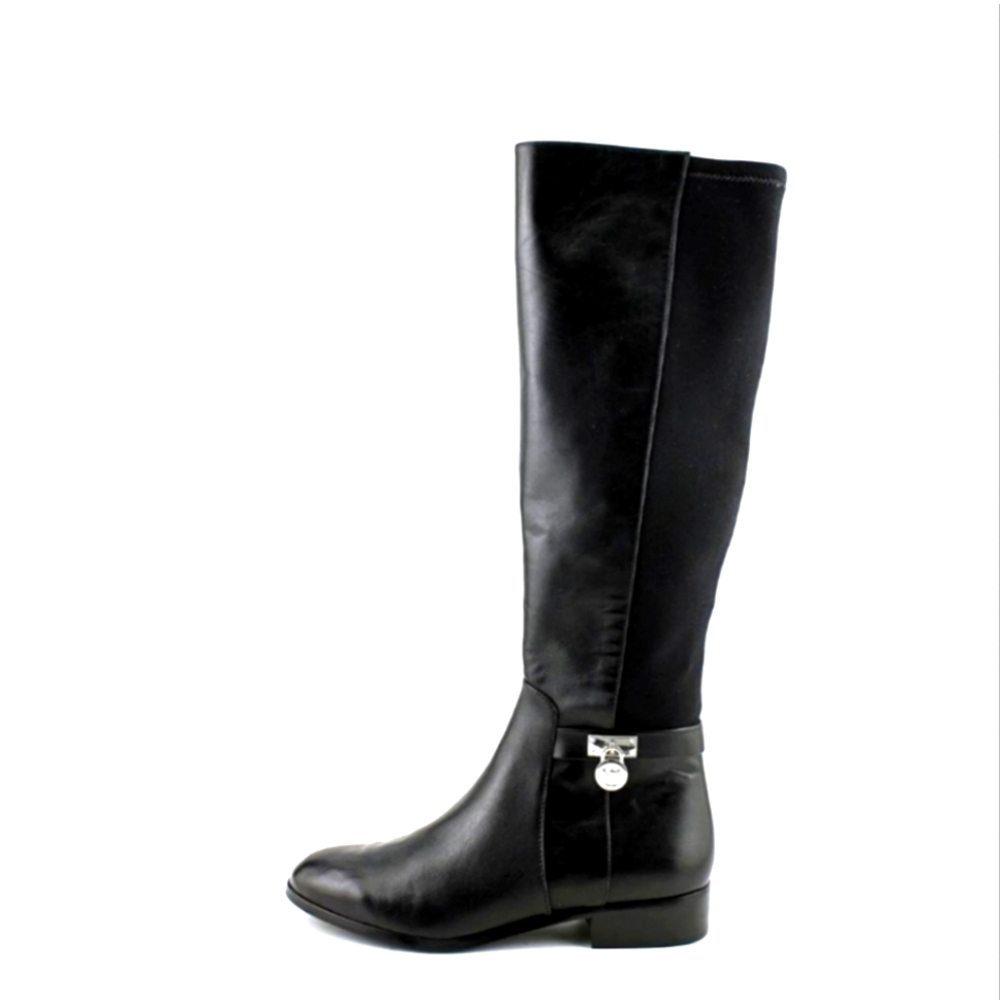 Michael Kors Hamilton Tall Boot Women US 6 Black